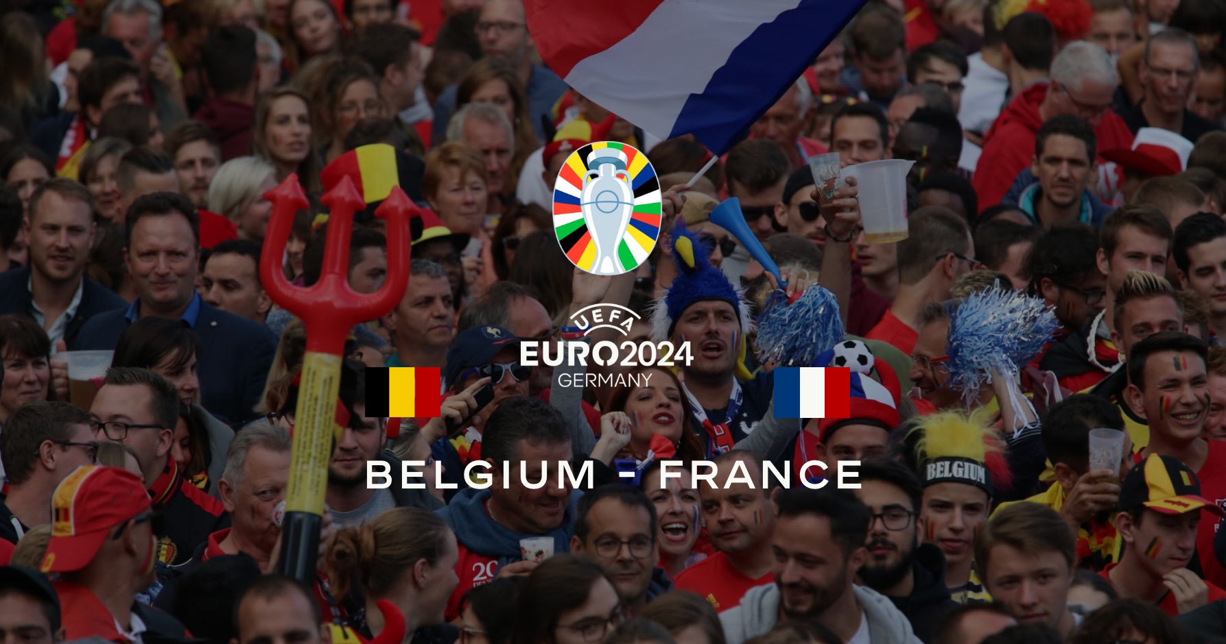 Goal, beer, fries: Belgium - France Euro 2024 - Community Dr