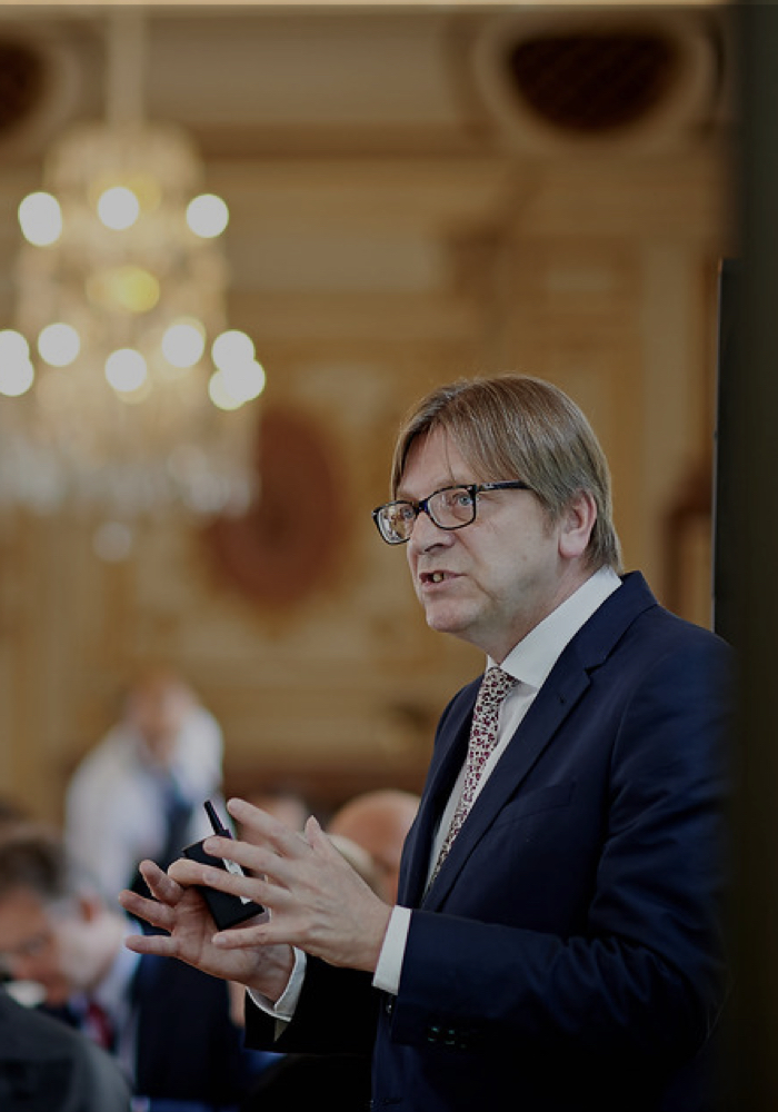 Exclusive lunch: Guy Verhofstadt on Europe’s Future